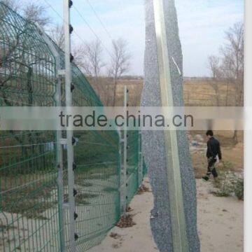 High quality double galvanization iron steel metal pole for electric fence system