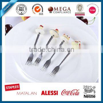 2016Christmas Gifts/polyresin Gift Set/cutlery for Gift, Long Handle Dinner Fork
