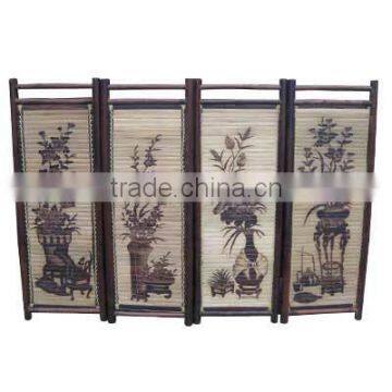 Best selling decorative item, traditional design bamboo screen from Vietnam