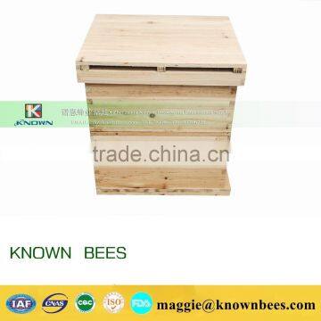 10 frame Fir wood Langstroth beehive for beekeeping/wooden beehives for bees