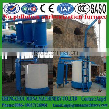 Energy-saving hoist lifting type biomass carbonizing furnace /biomass carbonizer for making charcoal