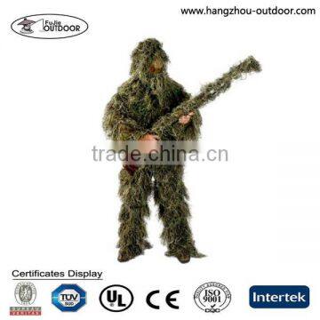 Woodland Camo Supreme Ghillie Suit 5 Piece Set