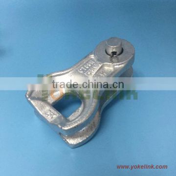 120KN carbon steel thimble clevis HDG ASTM A153