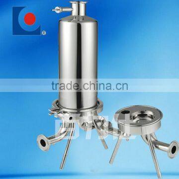 2014-2015 popular sanitary stainless steel micro-hole filter,water micro filter housing