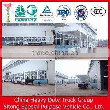 Hydraulic Vehicle Carrier/Car Transport Semi Truck Trailer photo-2