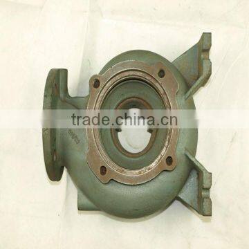 Green paint pump parts casting with grey iron custom made