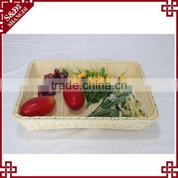 Top Quality Rattan Widely Use Bread Fruit Vegetable Food Basket Fruit Rack photo-3