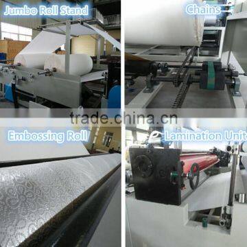 Seasonal Discount!! 1760B PLC Fully Automatic Embossed & Perforating Toilet Roll Machine photo-4