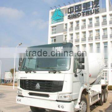 howo9 cubic meters euro 2 concrete mixer truck