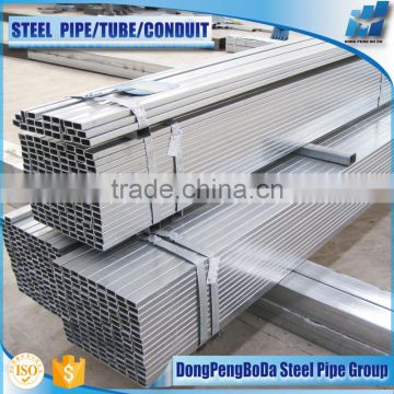 100*150mm hot dipped square galvanized hollow sections gi pipes