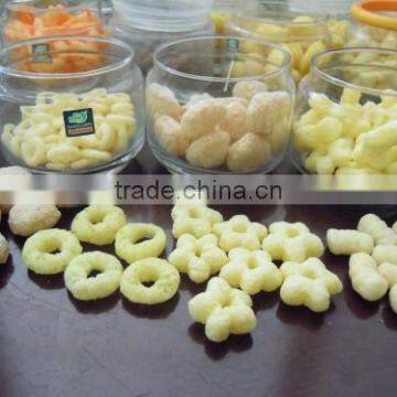 CY puffed corn snacks making machine/sweet corn snack extruder machine