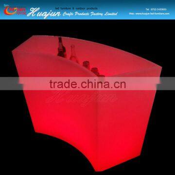 2016 Modern Design Hotel Club Glow LED Bar Counter With Lighting photo-4