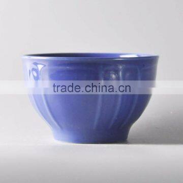 Wholesale ceramic rice and soup bowl with color