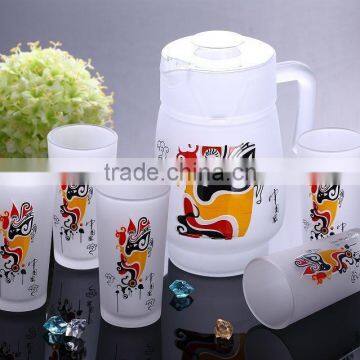 Wholesale Mexican Glassware Glass Water Set