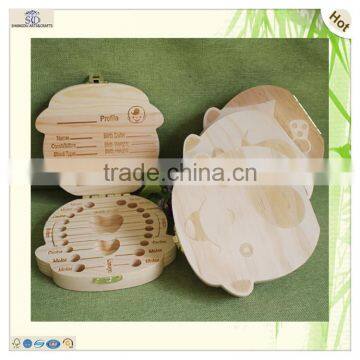 Children Special Heat Printing Wood Tooth Storage Box photo-4