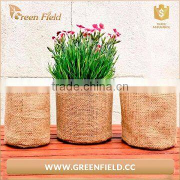 Jute Tomato Home Yard Vegetable Grow Bag Round Planter Burlap Grow Bag photo-6