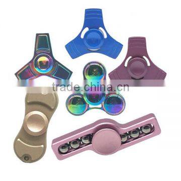 Right-angle Brass Metal Fidget Spinner With OEM Brand Tri-spinner Dust-free Brass Spinner photo-2