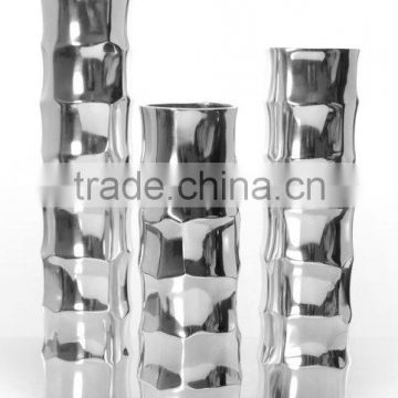 Wholesale Metal Flower Vases & Pots in Aluminium Metal With High Quality Polish Finish