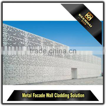 Laser Cutting Wall Cladding Decorative Aluminium Perforated Panels photo-6