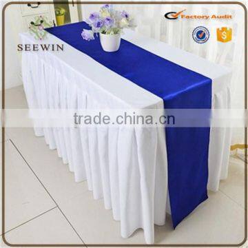 Washable Durable Wrinkle-proof Popular Soft Quilt Satin Table Runner for Wedding Decoration photo-2
