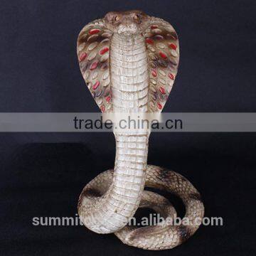 Resin artificial snake statue