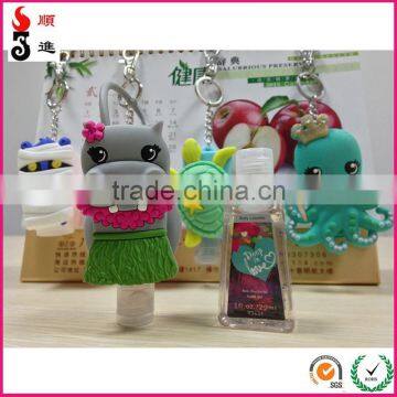 High Quality Scented Ethanol-based Antiseptic Hand Disinfectant With Cute Designs Portable Silicone Holders