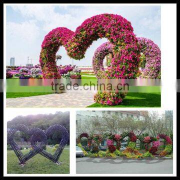 Dubai Garden Heart Pot Flower Tower Pot Garden Supplier photo-3