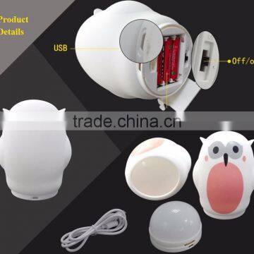 Onequan Owl Usb Bedside Nightlight Usb Bedroom Lamps photo-2