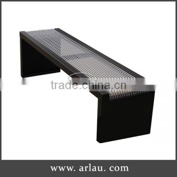 Arlau steel iron armless bench