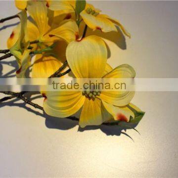 Home Garden Decoration 70cm Hight Yellow Cornus Chrysanthemum Wedding Flower EHMF03 0401 photo-2