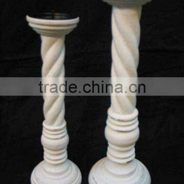 Antique Wood Candle Stand,Decorative Wooden Candle Stands