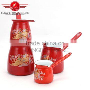9-12CM Hot Sellia Large Number of Wholesale Enamel Coffee Pot photo-3