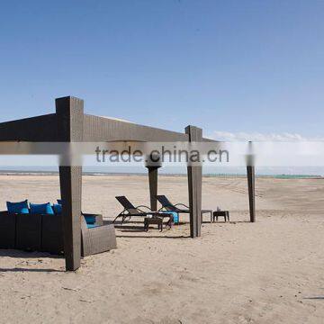 New Design Outdoor Garden Rattan Pavilion Gazebo photo-5