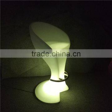 Hot Sale Ghost Chair Rechargeable LED Luminous High Bar Stools 54*50*108cm for Nightclub photo-4