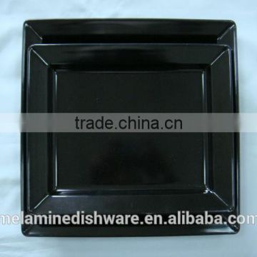 Square Black Smokless Melamine Ashtray