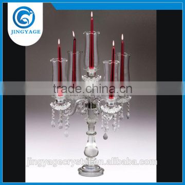 5 Arms Crystal Candelabra Wedding Table Centerpieces