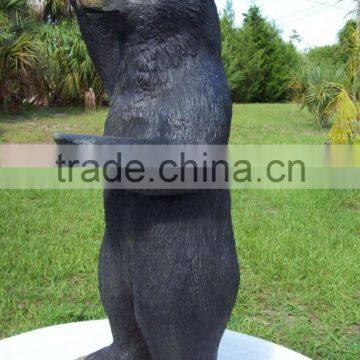 Animal Metal Bronze Garden Bronze Standing Bear Statue photo-4
