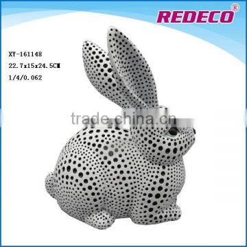 Custom resin rabbit figurine for decoration