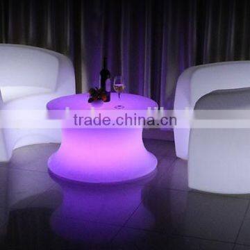 comfortable glowing cup shape chair with led light