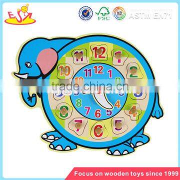 wholesale lovely wooden clock puzzle toy delicate wooden clock puzzle toy W14B045