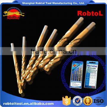 6pcs Nano Titanium Coating Straight Shank Hss Twist Drill Bits Cobalt Fully Ground Bright Finish Drilling Metal Forged Alloy photo-6