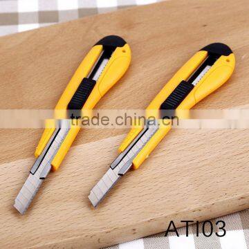 2017 hot sale factory Famous 18mm utility knife blade cutter industrial cutting knife