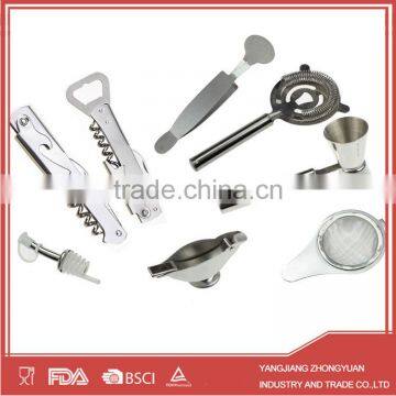 ZY-F1023 Stainless Steel Double Jigger With Handle Double Cups Measuring Tool photo-2