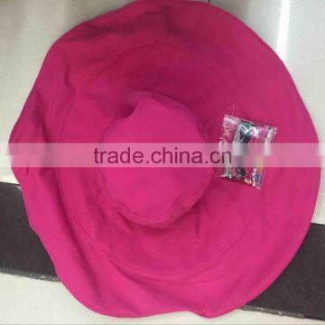 Women Large 18cm Brim Summer Beach Sun Hat photo-6