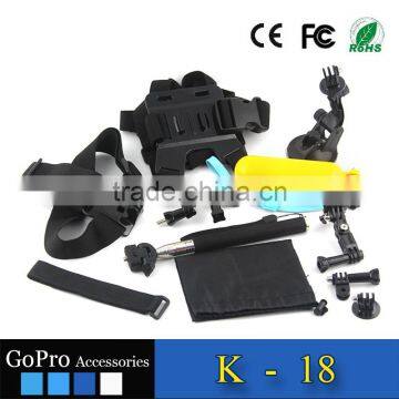 2016 Hot Selling Cheap Products Kit Used for Gopros Heros 4 Accessories Kit Mount Camera Case photo-3