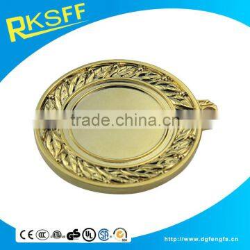Factory Directly Sell Hot Sale High Quality Golden Plating Lotus-shaped Metal Medal photo-2