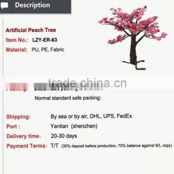 Home Decoration Items Peach Tree Lucky Tree Artificial Tree photo-2