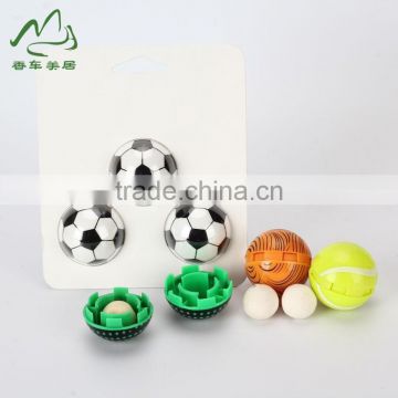 Fragrance soccer ball air freshener used for shoe/home