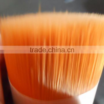 ORANGE PBT NYLON TAPERED FILAMENT FOR PAINT BRUSH BRISTLE/ ARTIST BRUSH FIBER