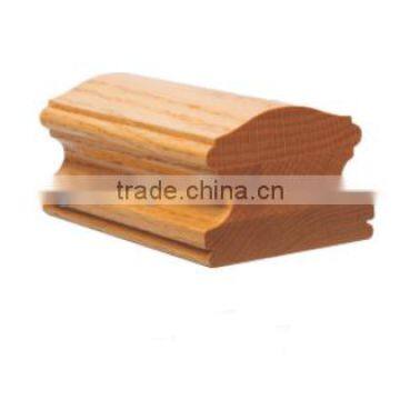 wood decorative acrylic stair handrail moulding For Stair Cover